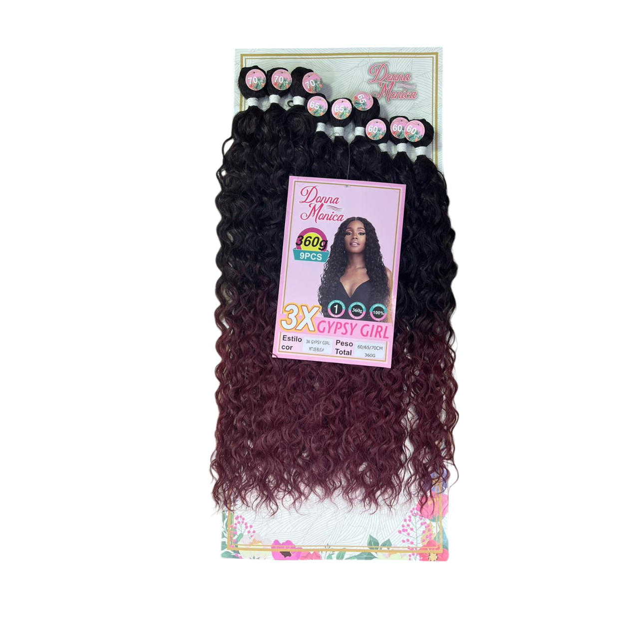 D.M 3X GYPSY GIRL BIO FIBRA 60/65/70CM MT1B/BUG